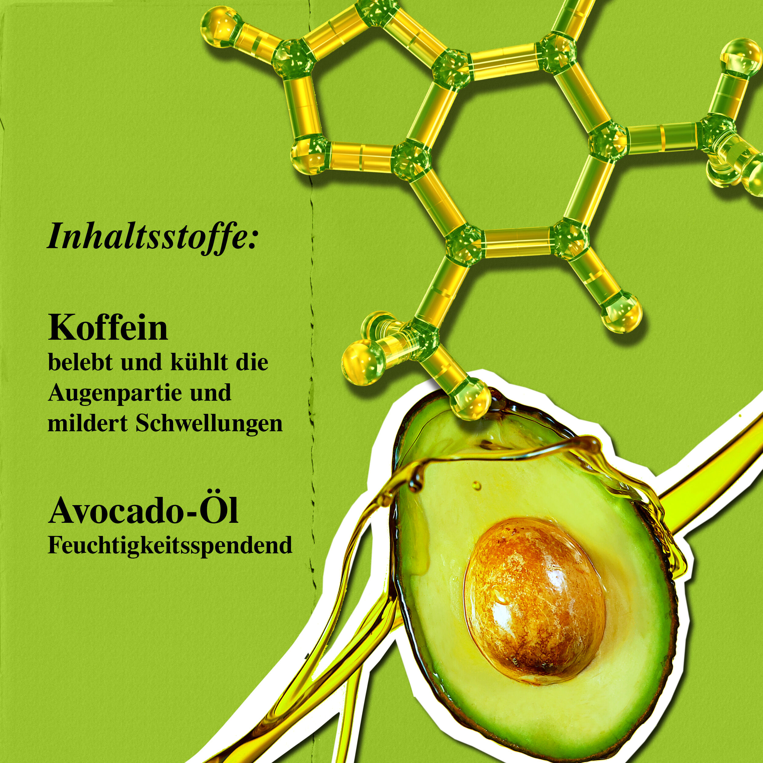 Inhaltsstoffe der Kiehl's Creamy Eye Treatment with Avocado – Koffein, Avocadool