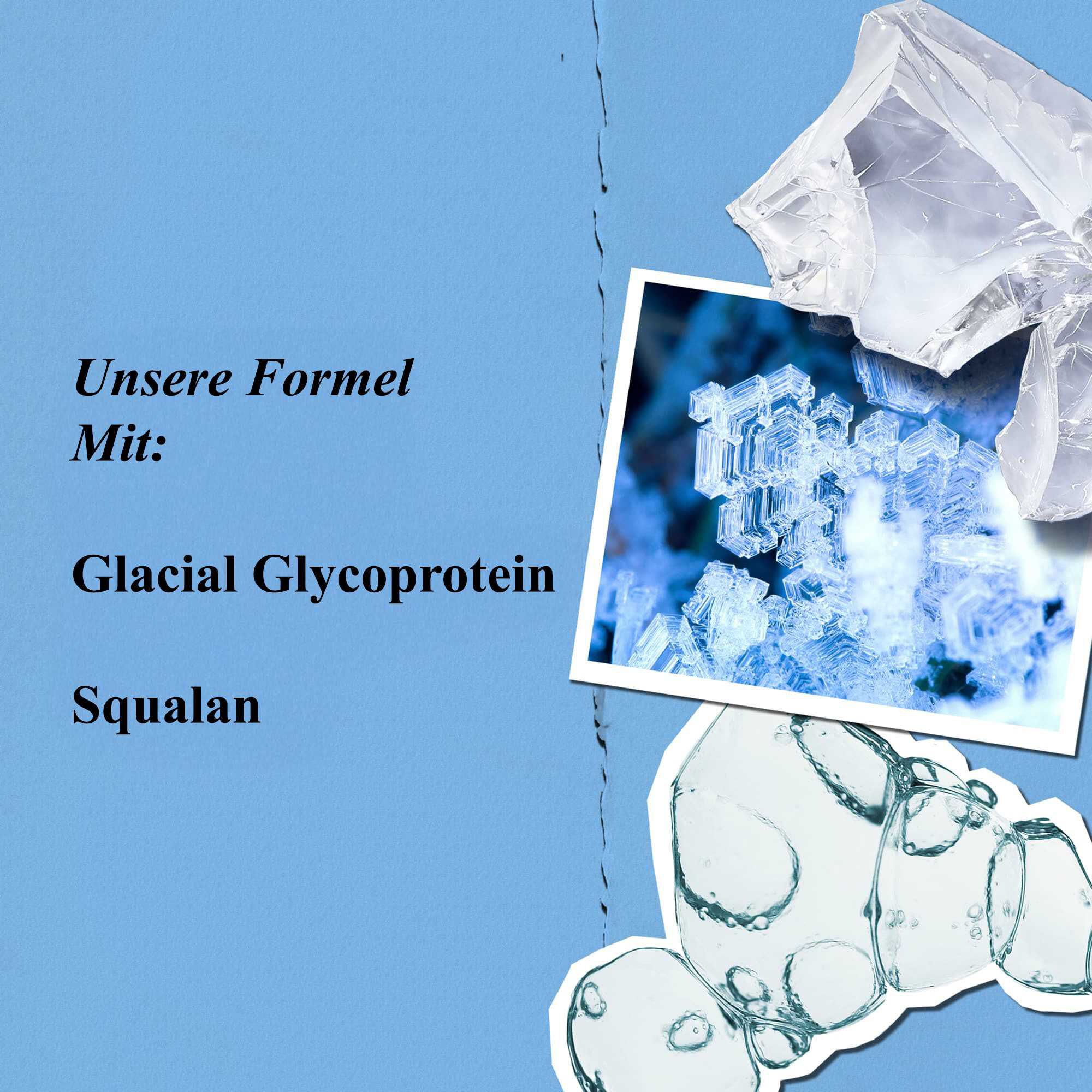Inhaltsstoffe der Ultra Facial Cream – Glaziales Glykoprotein und Squalan