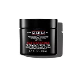 Ein 50-ml-Tiegel Kiehl's Age Defender Cream Moisturizer vor weißem Hintergrund.