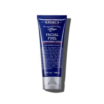 Eine 100-ml-Tube Kiehl's Facial Fuel Energizing Scrub vor weißem Hintergrund.