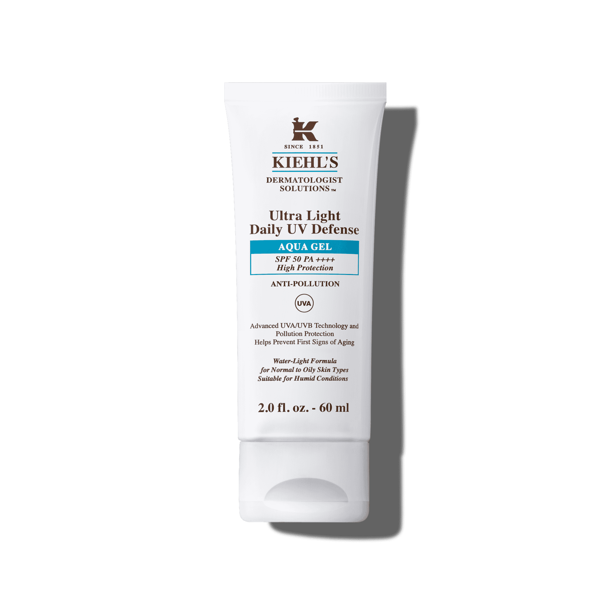 Kiehl's Ultra Light Daily Uv Defense Aqua Gel Spf 50 Pa ++++ 60 ml