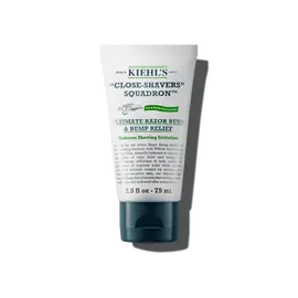 Eine 75-ml-Tube Kiehl’s Ultimate Razor Burn & Bump Relief vor weißem Hintergrund.