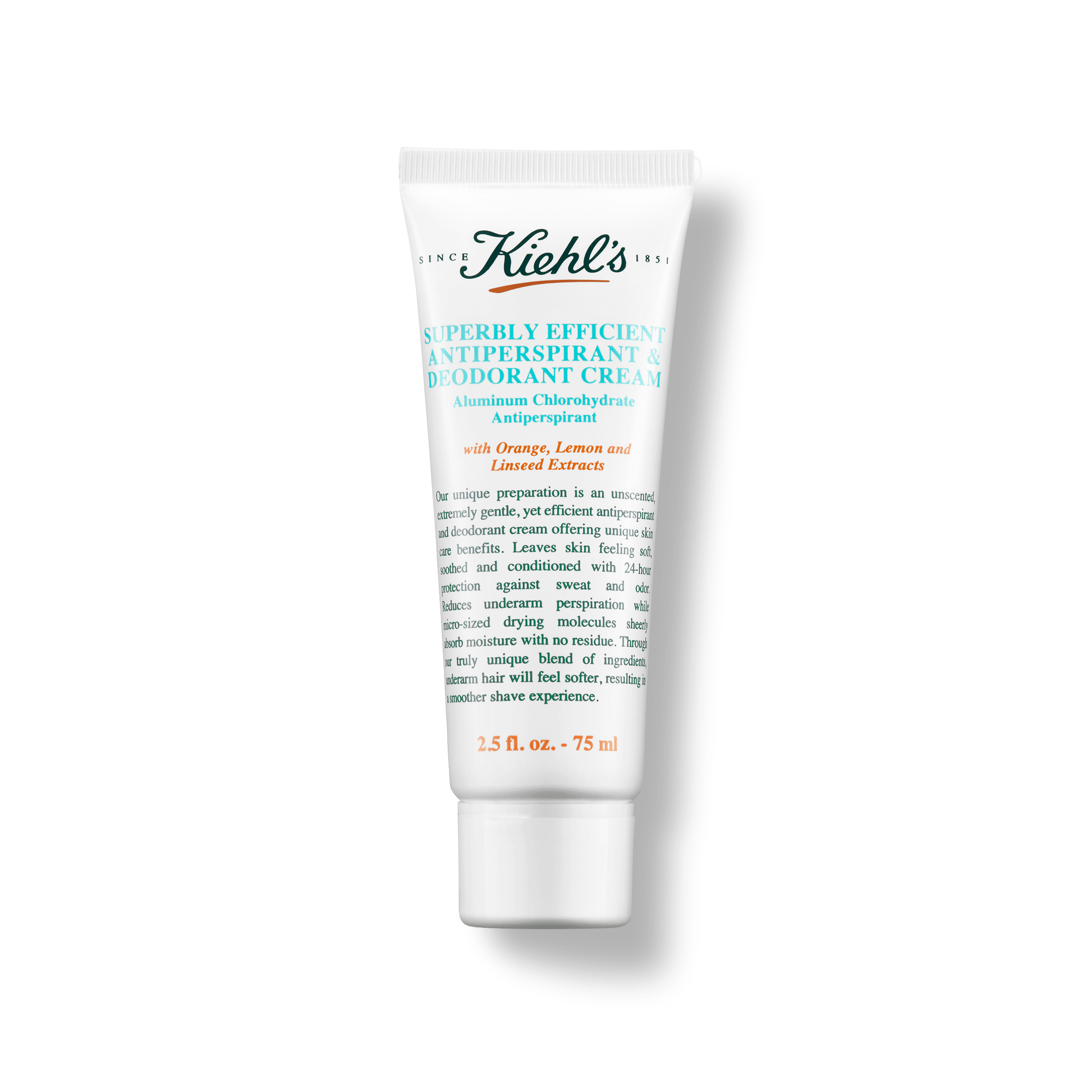 Kiehl's Superbly Efficient Antiperspirant & Deodorant Cream 75 ml