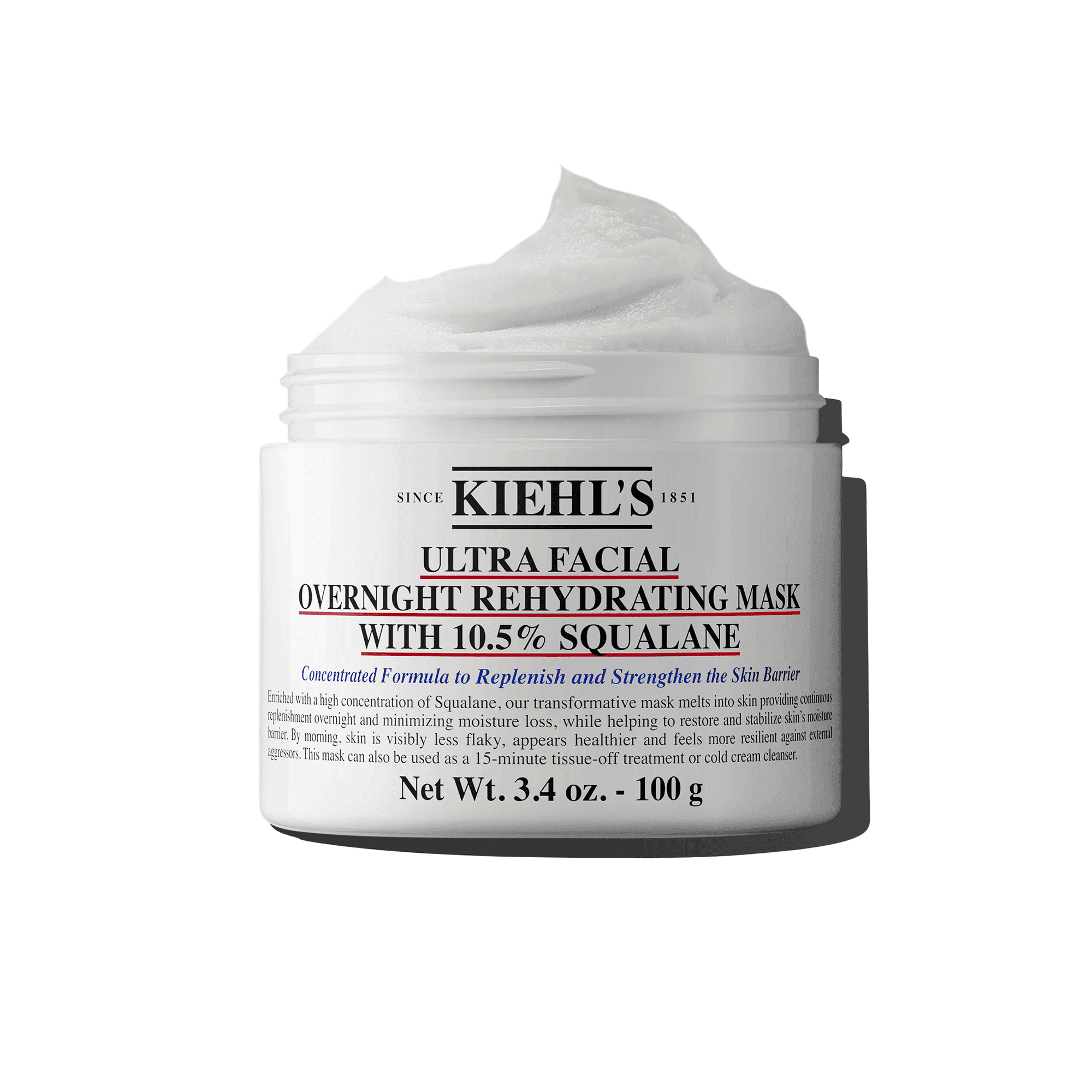 Kiehl's Ultra Facial Overnight Rehydrating Mask With 10,5% Squalane 100 g