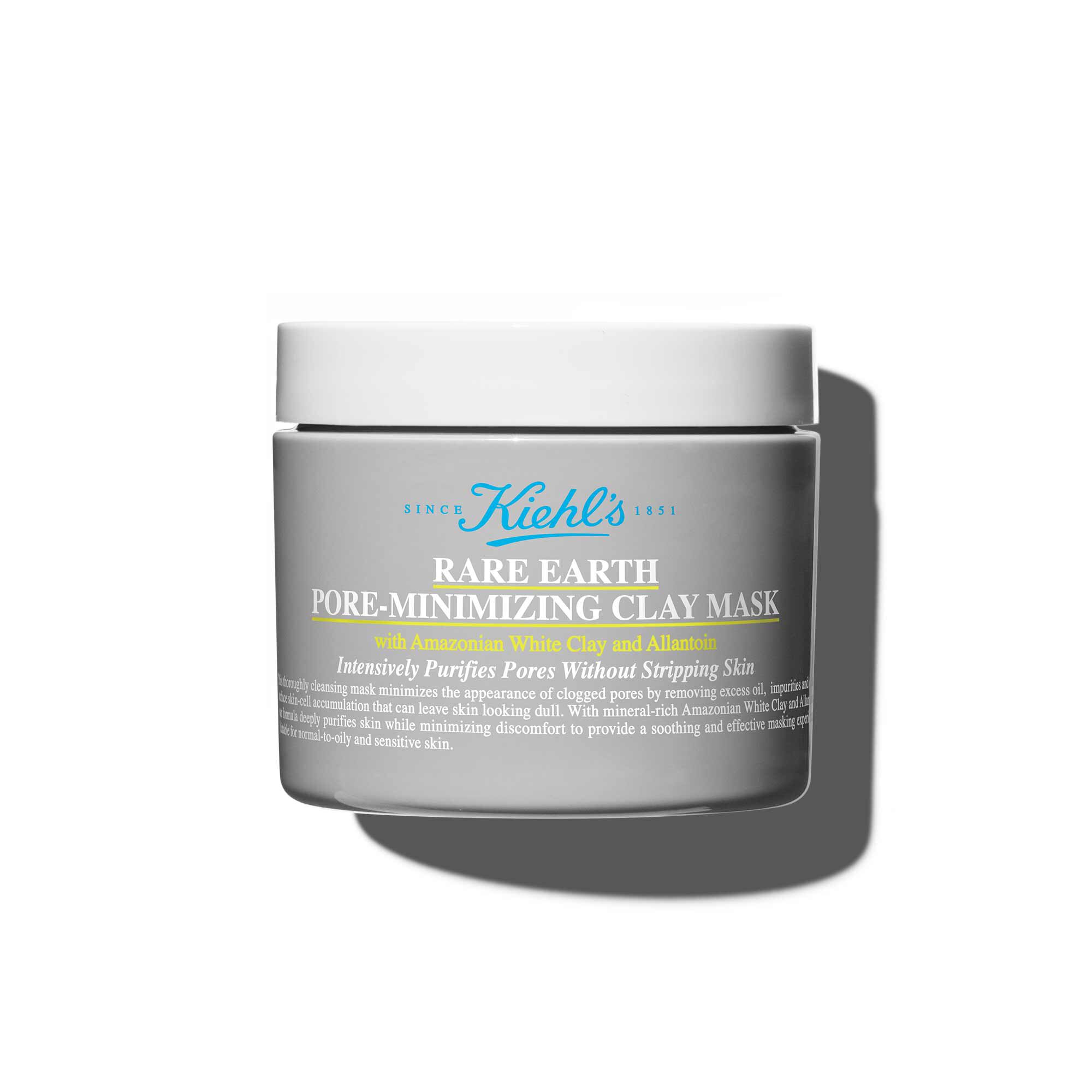 Vorderansicht des Tiegels der Kiehl's Rare Earth Deep Pore Cleansing Masque 125 ml
