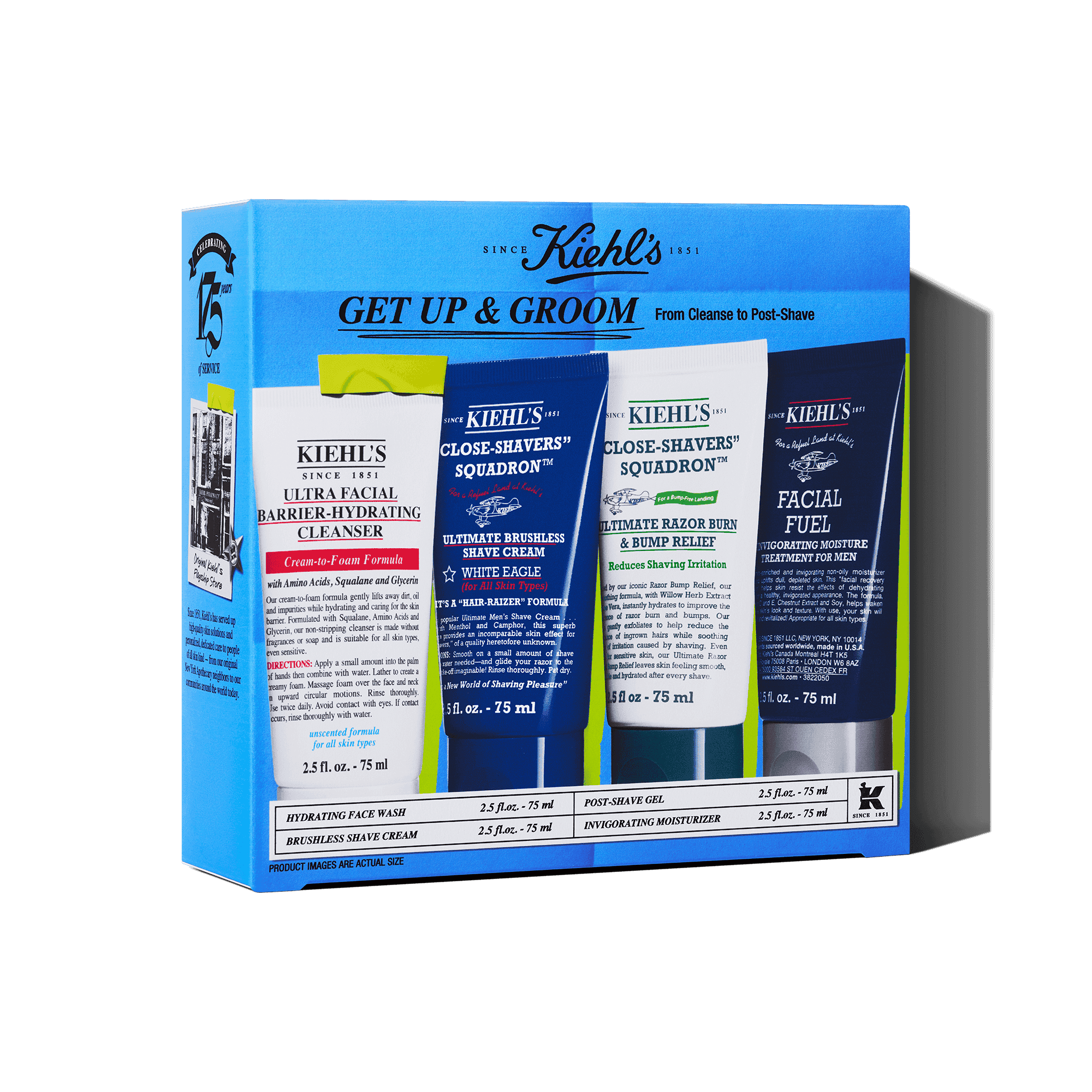 Kiehl's Get Up And Groom Geschenkset Set