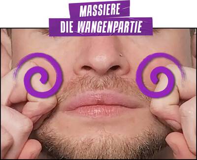 MASSIERE DIE WANGENPARTIE