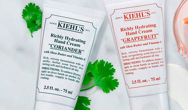 Reichhaltige Handpflege fur geschmeidige Hande mit Koriander und Grapefruit.