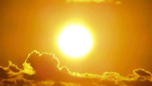 Starke Sonne