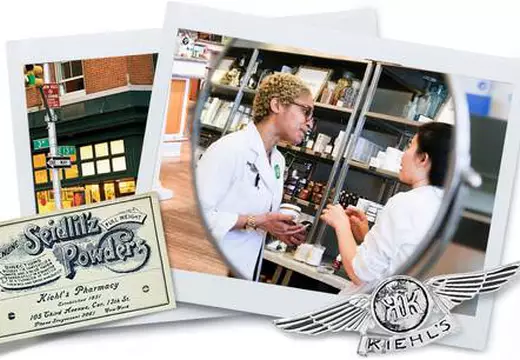 Polaroid Bild zweier Kiehls Mitarbeiter*innen