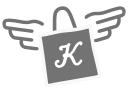 Icon einer Einkaufstüte mit Flügel mit Kiehls Logo